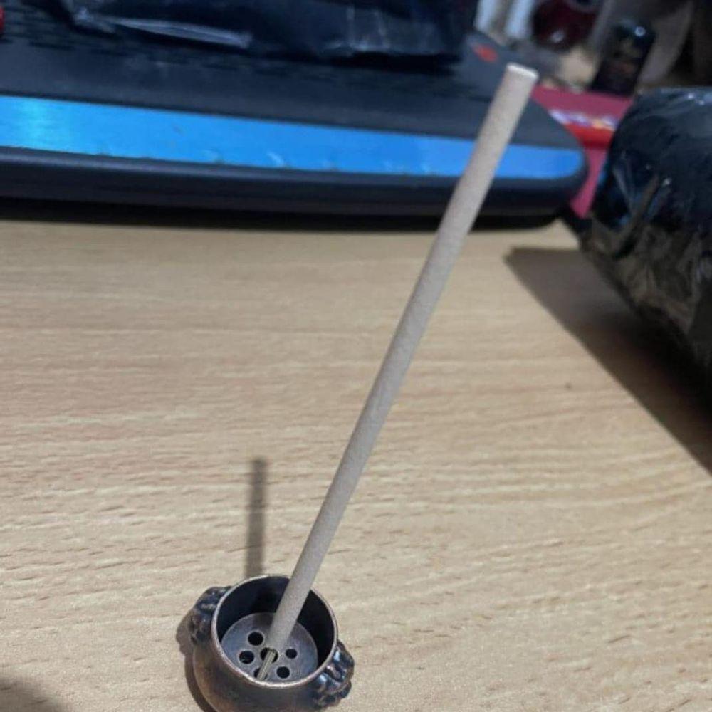 Portable Incense Holder Antique Copper Cone Backflow Incense Container Vuitino Merch